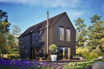  Projekt domu Moniczka IV (wersja A) energo (WRC2783) - projekt domu parterowego z poddaszem - Zdjęcie 1