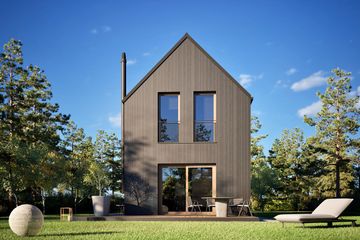  Projekt domu Moniczka IV (wersja A) energo (WRC2783) - projekt domu parterowego z poddaszem - Zdjęcie 3