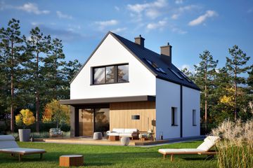  Projekt domu Mini 16 w. II energo (WRC2784) - projekt domu parterowego z poddaszem - Zdjęcie 3