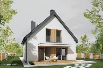 Projekt domu Mini 14 energo (WRC2787) - projekt domu parterowego z poddaszem - Zdjęcie 3