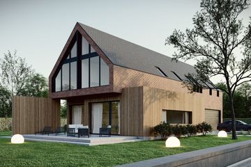  Projekt domu A-54 (PZB1075) - projekt domu parterowego z poddaszem - Zdjęcie 5