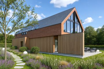  Projekt domu A-54 (PZB1075) - projekt domu parterowego z poddaszem - Zdjęcie 2