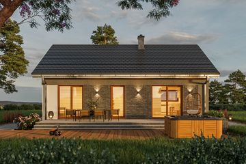  Projekt domu Anita Prima (1793) (KRD2911) - projekt domu parterowego - Zdjęcie 4