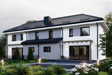  Projekt domu APS 327 dwulokalowy (LUA1560) - projekt domu parterowego z poddaszem - Zdjęcie 4