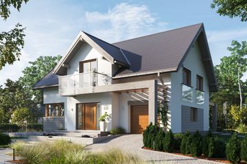  Projekt domu Alicja Atu (1795) (KRD2913) - projekt domu parterowego z poddaszem - Zdjęcie 3