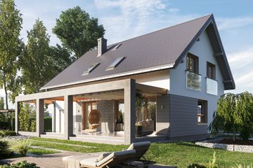  Projekt domu Alicja Atu (1795) (KRD2913) - projekt domu parterowego z poddaszem - Zdjęcie 6