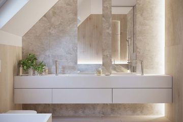  Projekt domu HomeKoncept 100 G1 (KRX1199) - projekt domu parterowego z poddaszem - Zdjęcie 11