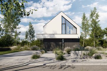  Projekt domu HomeKoncept 101 (KRX1201) - projekt domu parterowego z poddaszem - Zdjęcie 1