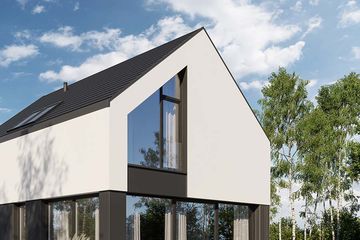  Projekt domu HomeKoncept 101 (KRX1201) - projekt domu parterowego z poddaszem - Zdjęcie 5