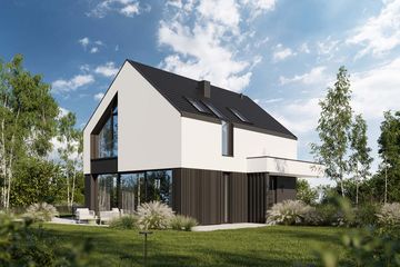  Projekt domu HomeKoncept 101 (KRX1201) - projekt domu parterowego z poddaszem - Zdjęcie 10