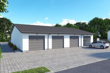  Projekt budynku gospodarczego G94A budynek gospodarczy (SLN2795) - projekt budynku parterowego - Zdjęcie 1