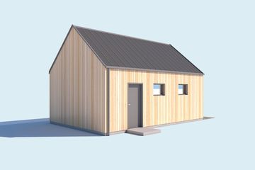  Projekt garażu G351 garaż jednostanowiskowy (SLN2796) - projekt garażu parterowego - Zdjęcie 2