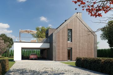  Projekt domu Platan 2 (BSA2321) - projekt domu parterowego z poddaszem - Zdjęcie 3