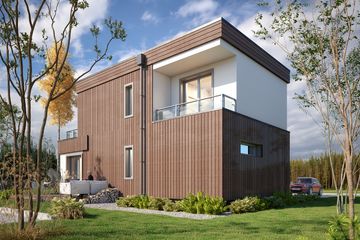  Projekt domu Trawertyn 2 (BSA2323) - projekt domu z pełnym piętrem - Zdjęcie 4