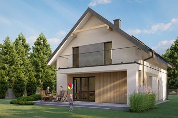  Projekt domu na Jodłowej (WBF1001) - projekt domu parterowego z poddaszem - Zdjęcie 11