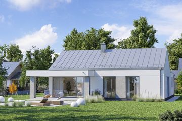  Projekt domu D301 (WAI1426) - projekt domu parterowego - Zdjęcie 2