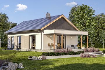  Projekt domu D323 (WAI1430) - projekt domu parterowego - Zdjęcie 2