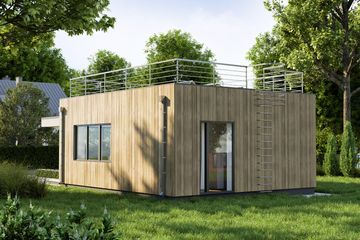  Projekt budynku gospodarczego BG8 (WAI1432) - projekt budynku parterowego - Zdjęcie 2