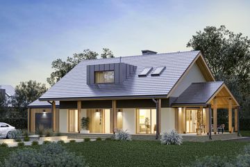  Projekt domu D333A (WAI1434) - projekt domu parterowego z poddaszem - Zdjęcie 3