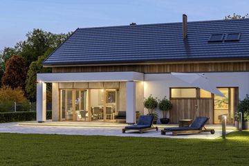  Projekt domu D316B (WAI1436) - projekt domu parterowego z poddaszem - Zdjęcie 4