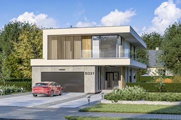  Projekt domu D331 (WAI1438) - projekt domu z pełnym piętrem - Zdjęcie 1
