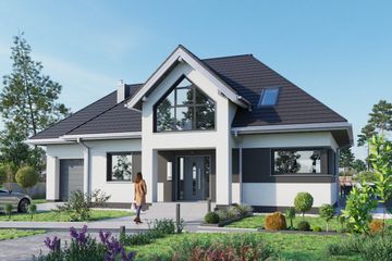  Projekt domu Figa Lux (1796) (KRD2914) - projekt domu parterowego z poddaszem - Zdjęcie 1