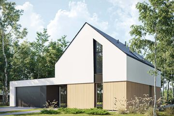  Projekt domu HomeKoncept 100 G2 (KRX1200) - projekt domu parterowego z poddaszem - Zdjęcie 3