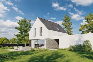  Projekt domu HomeKoncept 101 G2 (KRX1206) - projekt domu parterowego z poddaszem - Zdjęcie 3