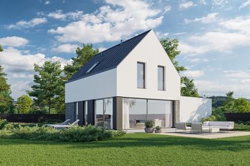  Projekt domu HomeKoncept 101 G2 (KRX1206) - projekt domu parterowego z poddaszem - Zdjęcie 5