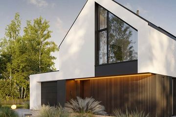  Projekt domu HomeKoncept 101 G1 (KRX1205) - projekt domu parterowego z poddaszem - Zdjęcie 5