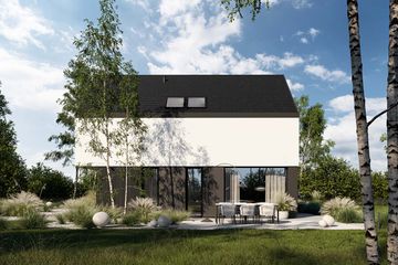  Projekt domu HomeKoncept 101 G1 (KRX1205) - projekt domu parterowego z poddaszem - Zdjęcie 6