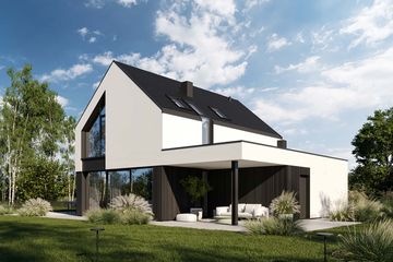  Projekt domu HomeKoncept 101 G1 (KRX1205) - projekt domu parterowego z poddaszem - Zdjęcie 18