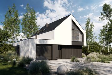  Projekt domu HomeKoncept 101 G1 (KRX1205) - projekt domu parterowego z poddaszem - Zdjęcie 21