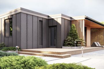  Projekt domu uA217 (WCB1373) - projekt domu parterowego - Zdjęcie 2