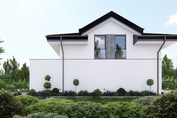  Projekt domu uA229 (WCB1374) - projekt domu parterowego z poddaszem - Zdjęcie 4