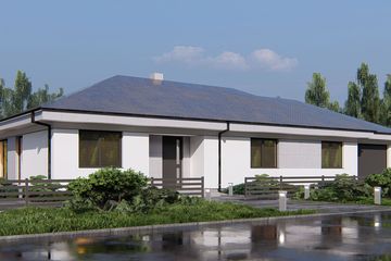  Projekt domu uA233 (WCB1375) - projekt domu parterowego - Zdjęcie 1