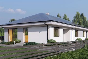  Projekt domu uA233 (WCB1375) - projekt domu parterowego - Zdjęcie 2