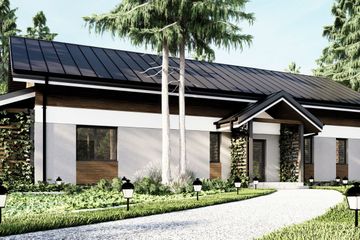  Projekt domu uA255 (WCB1377) - projekt domu parterowego - Zdjęcie 1