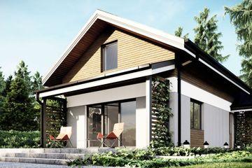  Projekt domu uA255 (WCB1377) - projekt domu parterowego - Zdjęcie 2