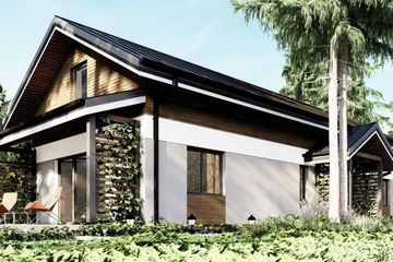  Projekt domu uA255 (WCB1377) - projekt domu parterowego - Zdjęcie 3