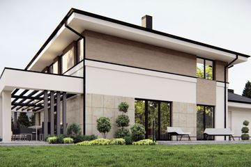  Projekt domu uA262 (WCB1379) - projekt domu z pełnym piętrem - Zdjęcie 2