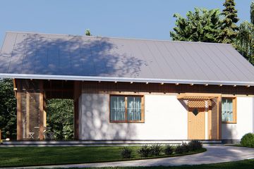  Projekt domu uA279 (WCB1380) - projekt domu parterowego - Zdjęcie 5