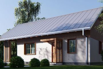  Projekt domu uA279 (WCB1380) - projekt domu parterowego - Zdjęcie 3