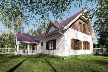  Projekt domu uA286 (WCB1381) - projekt domu parterowego - Zdjęcie 6