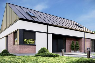  Projekt domu uA299 (WCB1383) - projekt domu parterowego - Zdjęcie 1
