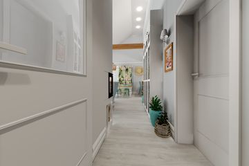 Projekt domu KA220 SZ - parterowy dom o powierzchni 81,68 m², dach dwuspadowy - ujęcie 4