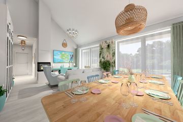 Projekt domu KA220 SZ - parterowy dom o powierzchni 87,67 m², dach dwuspadowy - ujęcie 10