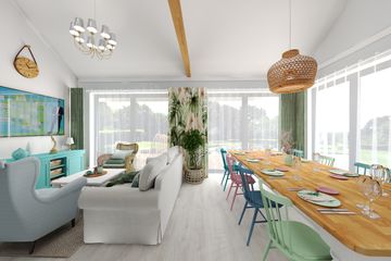 Projekt domu KA220 SZ - parterowy dom o powierzchni 81,68 m², dach dwuspadowy - ujęcie 17