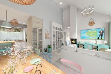 Projekt domu KA220 SZ - parterowy dom o powierzchni 87,67 m², dach dwuspadowy - ujęcie 28
