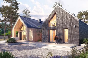  Projekt domu Katamaran (BSA2326) - projekt domu parterowego z poddaszem - Zdjęcie 1